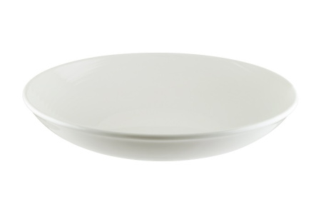 Тарелка d=250 мм. глубокая 1300 мл. h=50 мм. Белый Луп узкая полоска Bonna /1/6/432/