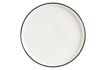 Тарелка d=220 мм. Линеа Черный, форма Хюгге Bonna /1/6/558/ Тарелка d=220 мм. Линеа Черный, форма Хюгге Bonna /1/6/558/