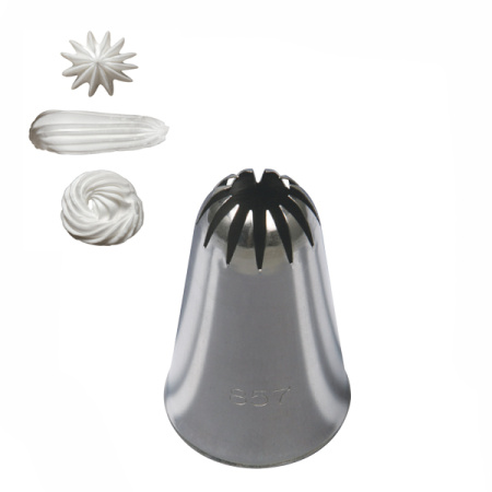 Насадка кондитер. "Гвоздика" d=31 мм. нерж. (BN857) /1/