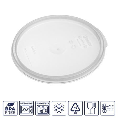 Крышка для контейнера для прод. круг. d=180 мм. прозрачная, п/п (контейн. 76719, 76720) GP /1/12/ ТП