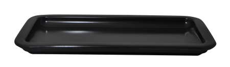 Гастроемкость 2/3 h= 25 мм. 1,25 л. фарфор черная Pillivuyt /1/