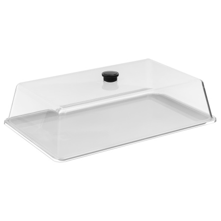 Крышка 41*26 см. h=10 см. поликарбонат, прозрачная (поднос 76860, 76844, 76852) GP /1/12/