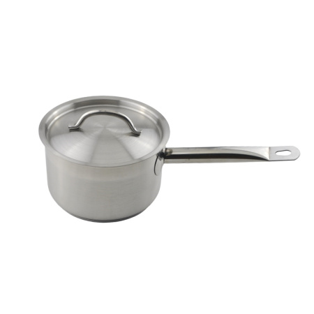 Сотейник  2,0 л. нерж. d=16 см. h=10 см. с крышк. тройное дно (индукция) MGsteel /1/