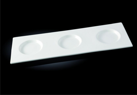 Поднос для подачи 35*12 см. Wilmax /1/24/