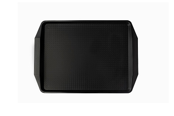 Поднос 42*30 см. черный поверхность классик (110) MGprof /1/10/ Поднос 42*30 см. черный поверхность классик (110) MGprof /1/10/