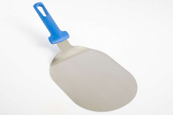 Лопатка для пиццы овальная 17,5*21 см. нерж. ручка пластик Gimetal /1/4/ АКЦИЯ