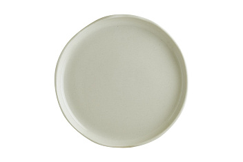 Тарелка d=190 мм. Оливковый, форма Крас волнистый край Bonna /1/6/1560/