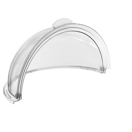 Крышка для подносов,корзин Roll-Top d=40 см. h=20 см. с ручками, поликарбонат, прозрачная GP /1/6/ 
