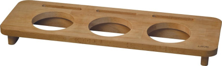 Подставка для подачи d=11 см. (на 3 салатника 62732) дерево /1/ АКЦИЯ