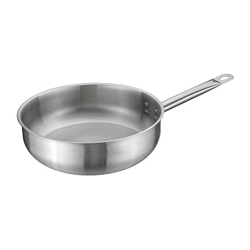 Сковорода d=30 см. h=9,5 см. 5,8 л. нерж. (индукция) глубокая MGsteel /1/