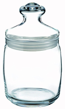 Банка для сыпучих прод.  940 мл. со стекл. крышкой Чешни /1/6/330/ Банка для сыпучих прод.  940 мл. со стекл. крышкой Чешни /1/6/330/