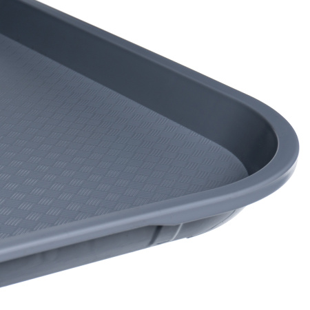 Поднос 44,5*34,5 см. серый поверхность классик (107) MGprof /1/10/ 