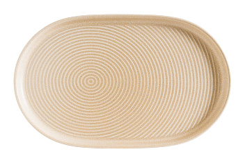 Блюдо овальное 375*235 мм. с бортом Мираж Bonna /1/6/