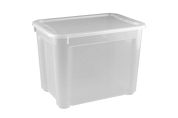 Контейнер для продуктов прямоуг. 22 л. 38,9*27,5*28,6 см. п/п Кристалл /1/5/