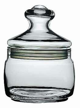 Банка для сыпучих прод.  420 мл. со стекл. крышкой Чешни /1/12/432/ Банка для сыпучих прод.  420 мл. со стекл. крышкой Чешни /1/12/432/