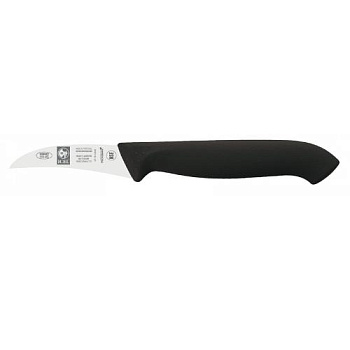 Нож для чистки овощей  60/170 мм. изогнутый, черный HoReCa Icel /1/12/ ТП