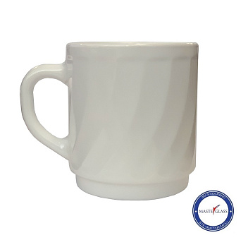 Кружка 300 мл. белая d=80, h=90 мм. штабелир. Трианон (P9508) (Q6661) /6/36/1080/ АКЦИЯ Кружка 300 мл. белая d=80, h=90 мм. штабелир. Трианон (P9508) (Q6661) /6/36/1080/ АКЦИЯ