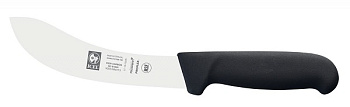 Нож для снятия кожи 160/290 мм. изогнутый, черный SAFE Icel /1/6/ 