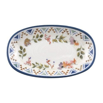 Блюдо овальное 190*110 мм. Спринг, форма Гурмэ Bonna /1/12/2304 АКЦИЯ