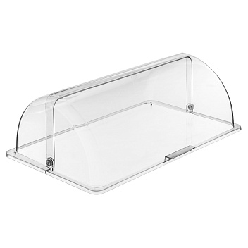 Крышка для гастроем.,подносов,корзин Roll-Top 1/1 53*32,5 см. h=18,5 см. поликарбонат, прозрачная GP/1/6/ 