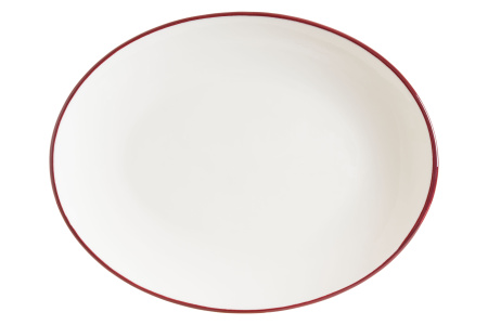 Блюдо овальное 250*190 мм. Линеа Бургундия, форма Мув Bonna /1/12/960/ ТП