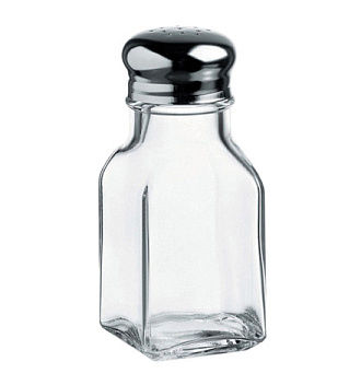 Солонка/перечница 100 мл. с метал. крышкой Бейзик /1/12/2688/