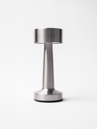 Лампа настольная  d=9 см. h=21,5 см. 3 цвета, сенсорная регулировка яркости, нерж., серебристая LED SIMPLE II MGline/1/20/ АКЦИЯ