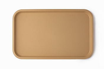 Поднос 52,5*32,5 см. бежевый поверхность шагрень (106) MGprof /1/10/