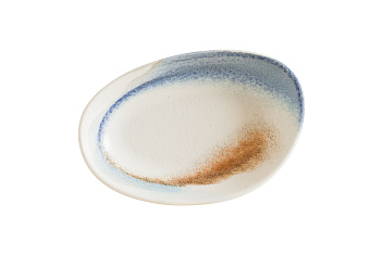 Блюдо овальное 120*80 мм. Кимен, форма Ваго волнистый край Bonna /1/12/ Блюдо овальное 120*80 мм. Кимен, форма Ваго волнистый край Bonna /1/12/