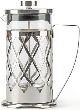 Френч-пресс  600 мл. нерж. Термостекло /1/24/