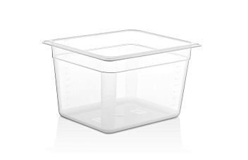 Гастроемкость 1/2 h=200 мм. 325*265 мм. 11 л. п/п прозрачная GP /1/12/