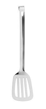 Лопатка 35 см. раб. часть 9,5*7,5 см. нерж. перф. Abert /1/