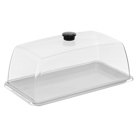 Крышка для гастроем., подносов 1/3 33,5*19 см. h=12,5 см. поликарбонат, прозрачная GP /1/18/ 