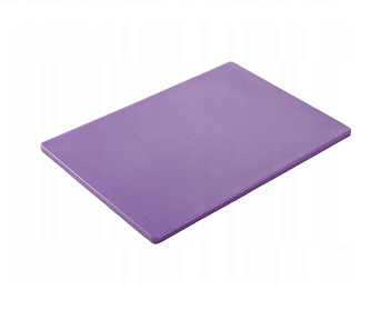 Доска разделочная п/п 450*300*11 мм. фиолетовая поверхность шагрень MGprof /1/10/