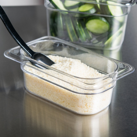 Гастроемкость 1/9 h= 65 мм. 176*108 мм. 0,6 л. поликарб. прозрач. /1/30/