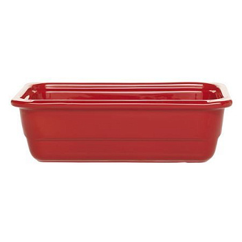 Гастроемкость 1/3 h=100 мм. 325*176 мм. 3,1 л. красная керам Emile Henry /1/3/210/ ТП