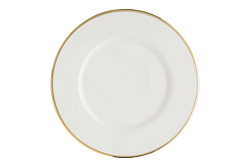 Тарелка d=280 мм. Золотая линия, форма Нит, тонкий край Bonna /1/6/336/